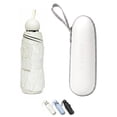 thumbnail image 1 of Westsun Travel Umbrella with Capsule Case, UPF 50+ UV Protection Lightweight 9oz 5-Fold Windproof Mini Pocket Umbrella (White), 1 of 8