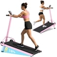 thumbnail image 1 of Manual Treadmill with 18% Fixed Incline, Non Electric Treadmill with Dual Flywheel System, 300LBS Capacity, LCD Monitor, Compact Portable Design for Home Indoor Walking Jogging, 1 of 6