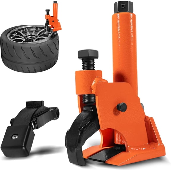 Manual Truck Tire Bead Breaker Tool, Heavy-Duty Rim-Safe Bead Breaker for 3842 Inch Tires, Portable Tire Removal Tool for Farm, Bus & Off-Road Vehicles