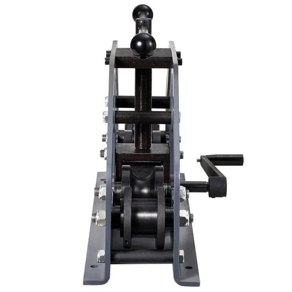 Manual Tube Roller Bender, 1-1/2 Inch Max Bending Width, 6 Dies, 360 Degree Bending for Copper, Aluminum, Square, Round Tube