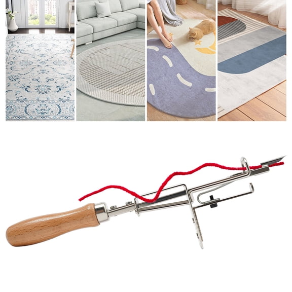 Manual Tufting Tool, Carpet Tufting Tool, Tufting Tool for Tuft Kits, Flocking Kits, Carpets, Wool Jennies, and Other Plush Products (10.83*1.26*2.52in)