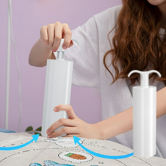 Manual Vacuum Compression Bag Pump - Handheld Air Pump for Vacuum Storage Bags, Efficient Pumping Tool to Compress Clothing Bedding, Portable Vacuum Sealer Pump