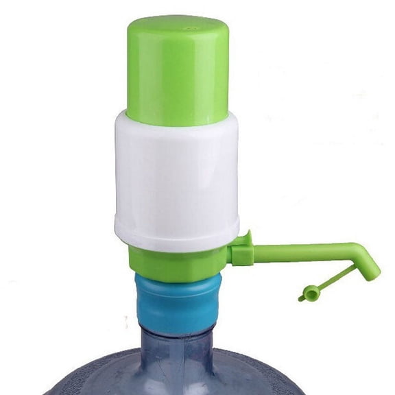 Manual Water Dispenser for Gallon Bottles Hand Press Water Pump Portable Jug Dispenser for 1-6 Gallon Water Bottles Home Camping School Office Use Easy Clean Removable Tube