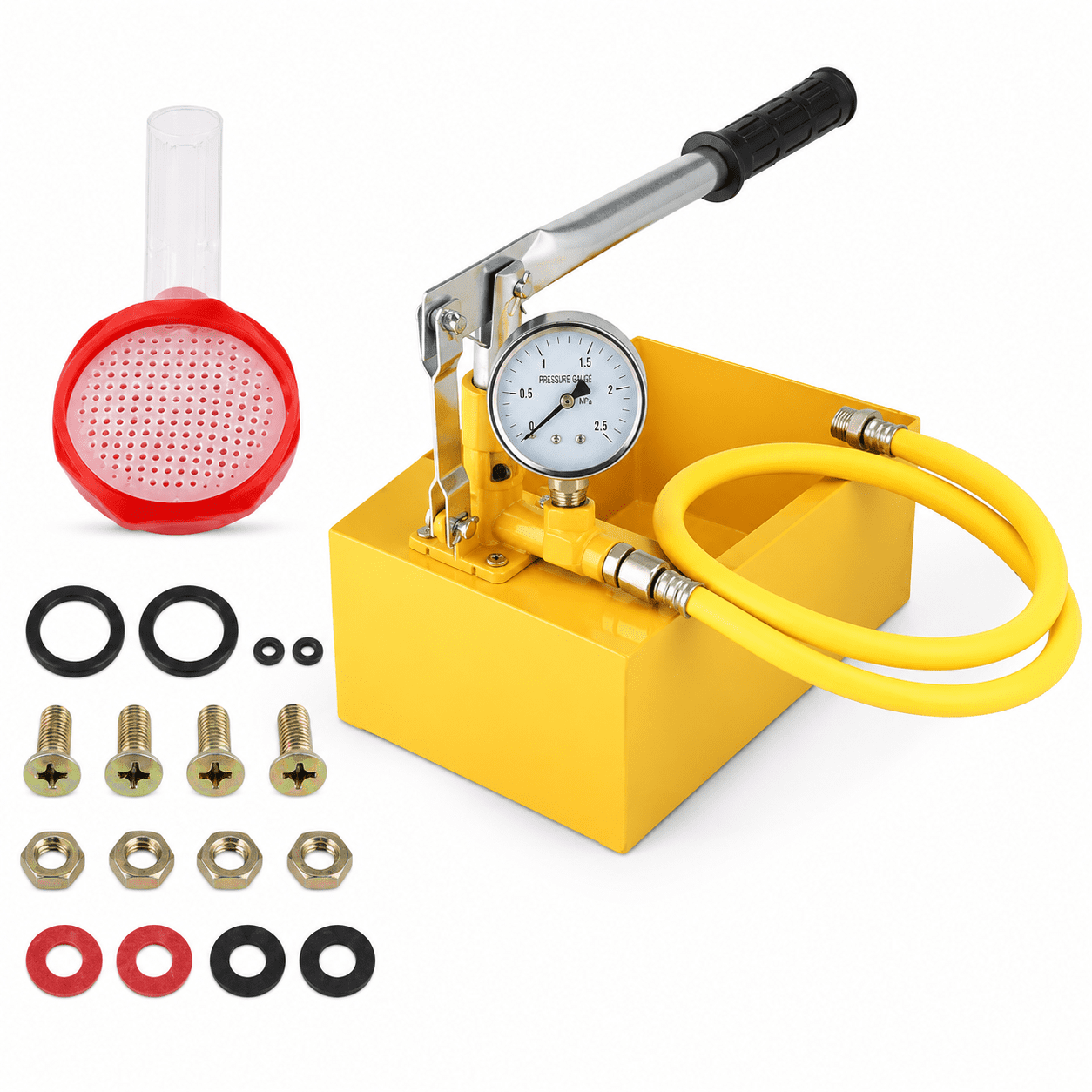 Pressure Folder Manual Water Pressure Test Pump 2.5MPa, Hydraulic Pipeline Tester 25KG ...