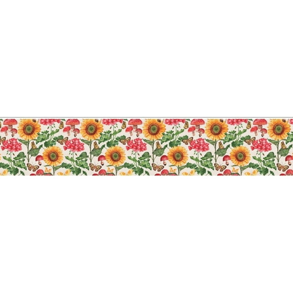 Manual Weavers Peacock Garden Table Runner - 13" x 72" - Blue and Green