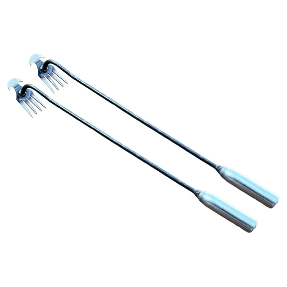 Manual Weeder, Small Weeding Puller, Weeding Removal Tool, Garden Weeder Tool, Multifunctional Weeder, Hand Weeding Removal Puller for Courtyard 50cm 2Pcs