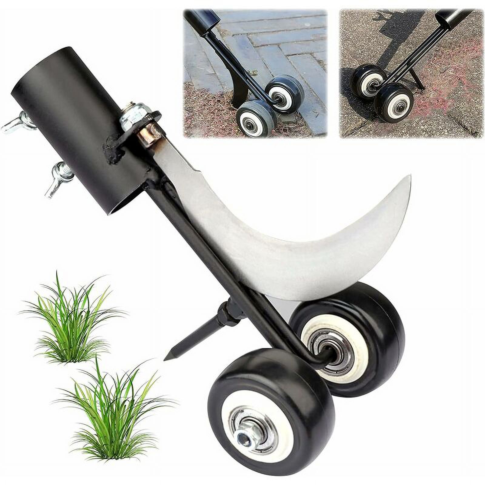 Manual Weeding Tool, Arcenciél Manual Weeder with Wheels Garden Weeding