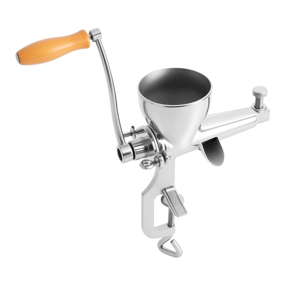 Manual Wheatgrass Juicer Hand Press Wheat Grass Fruit Juicing Extractor Silver  5.5cm/2.17in