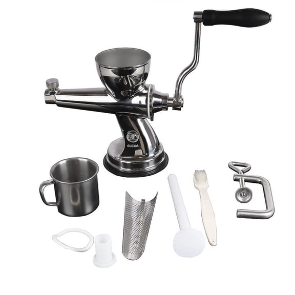 Manual Wheatgrass Juicer Hand Vegetable Fruit Juicer for Wheat Grass/Vegetables/Fruits/Pomegranate