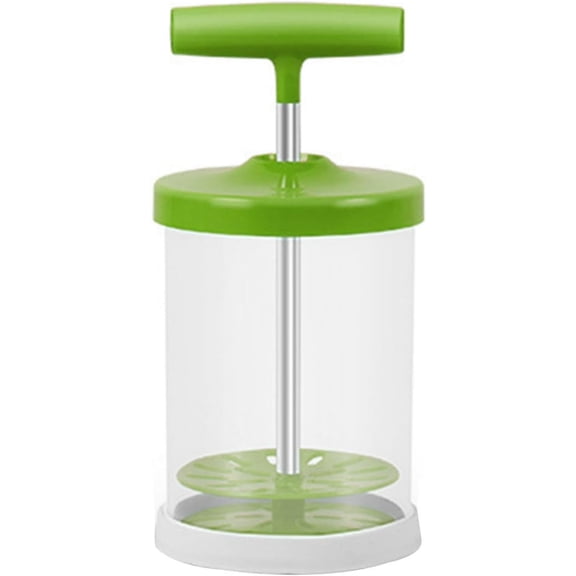 Manual Whipping Cream Dispenser, Handheld DIY Whipping Cream Maker with Non-slip Silicone Grip Whipper Maker for Coffee Milk Frother Shop Kitchen