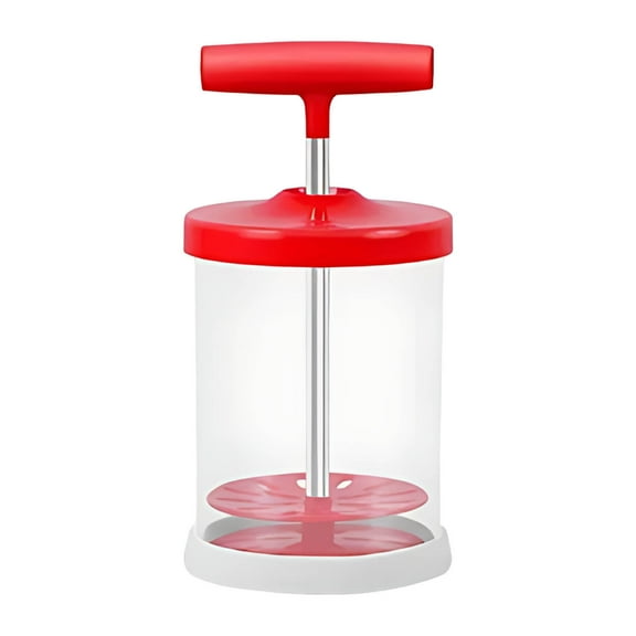 Manual Whipping Cream Dispenser Milk Frother for Home Baking - Handheld Foam Maker for Hot Cold Coffee - Manual Milk Frother Pitcher with Double Layered Dense Froth for Cappuccino Latte