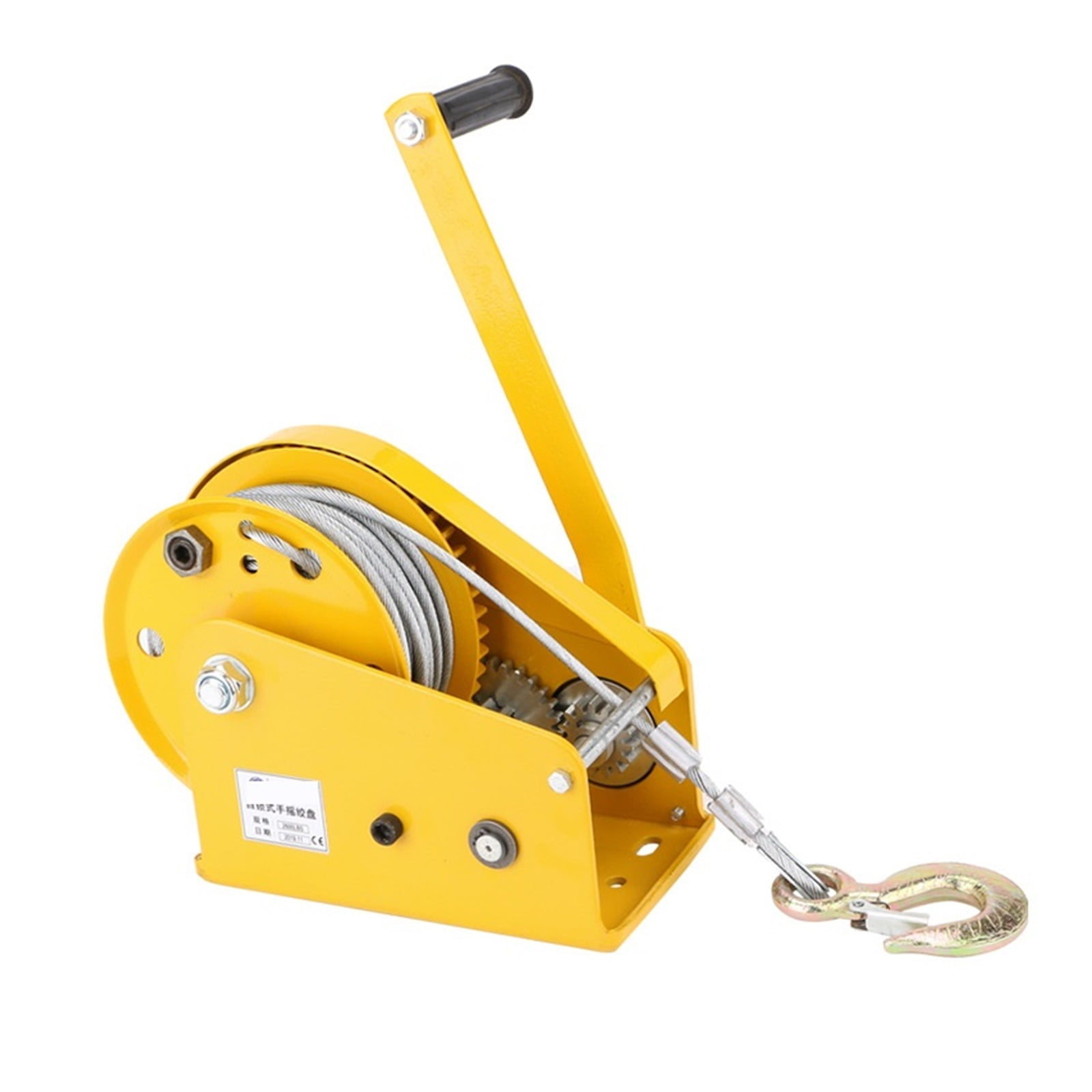 Manual Winch, Bidirectional Self-locking, Hand Operated Winch, Traction ...