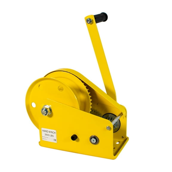 Manual Winch,Two-Way Self-Locking Device Small Manual Winch Mini Wire Rope Winch With Hook Automatic Brake Manual Crane Hoist ,Outstanding Load Capacity