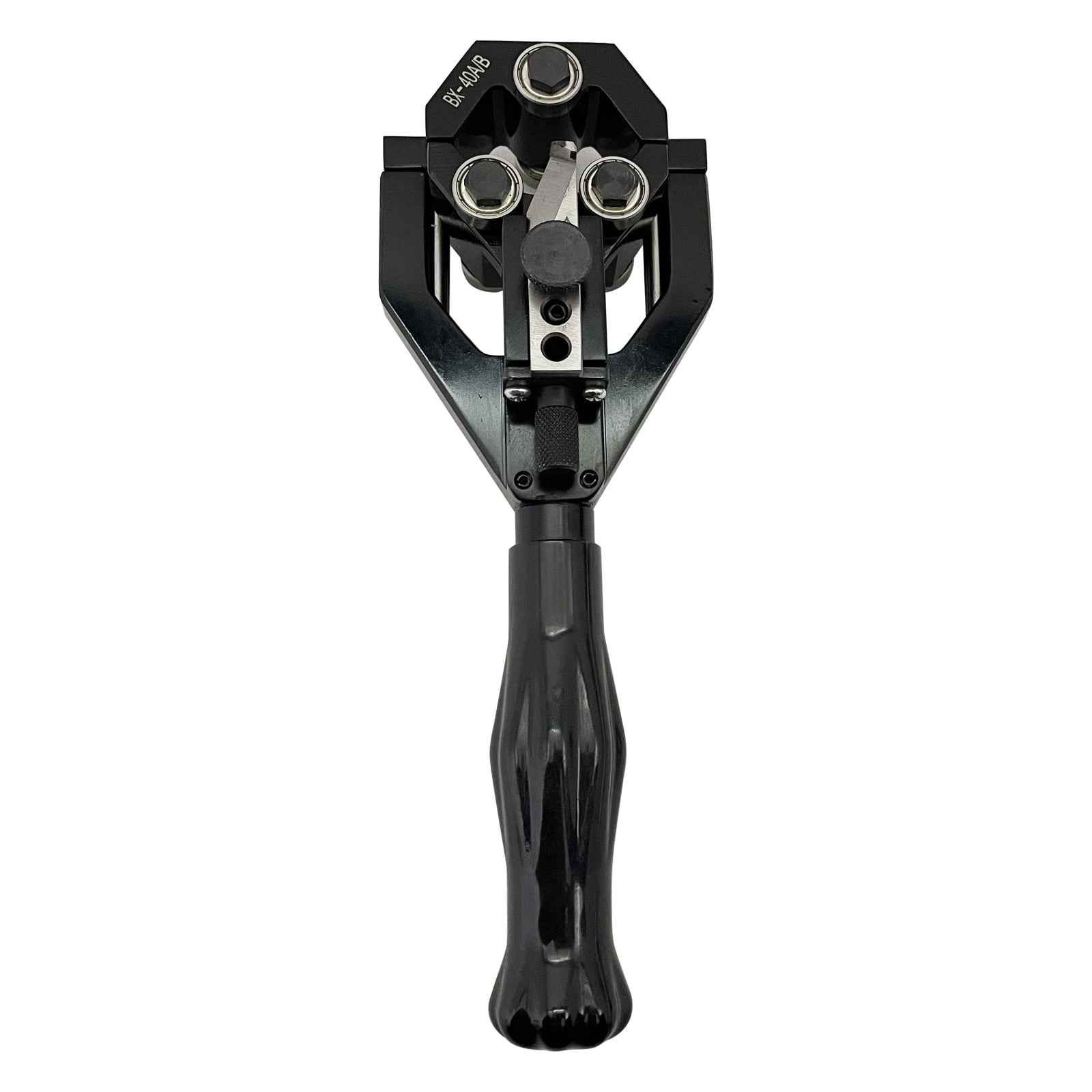 Manual Wire Stripper Multi-function Cable Cutter Wire Stripping Scissors with 2 Blades Stripping Diameter 20-40mm BX-40