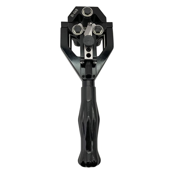 Manual Wire Stripper Multi-function Cable Cutter Wire Stripping Scissors with 2 Blades Stripping Diameter 20-40mm BX-40