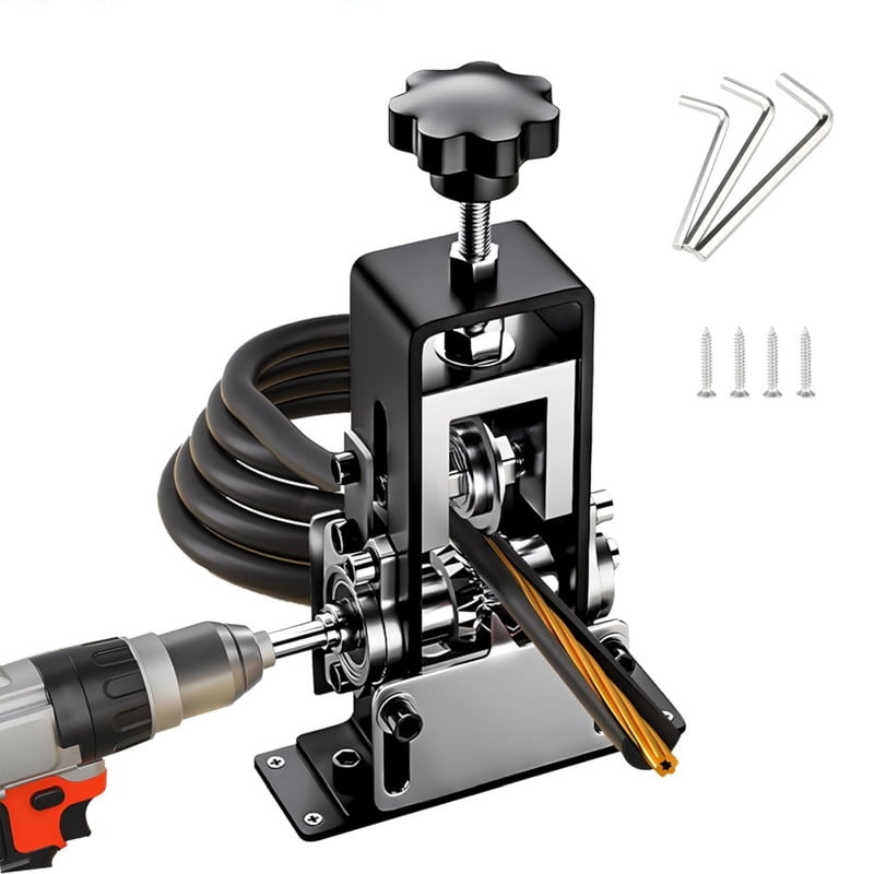 Manual Wire Stripping Powered Wire Stripper Machine Copper Wire Stripper Drill Portable Wire Stripper Electric Wire Stripping Tool 1-17mm Efficient Scrap Copper Recycling