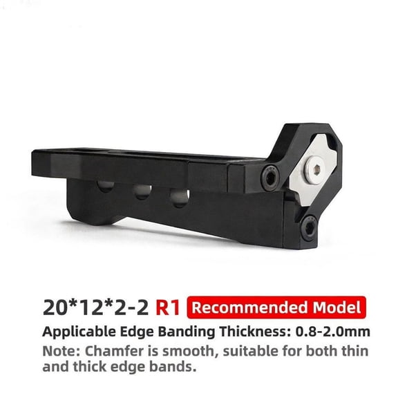 Manual Wood Edge Banding Trimmer : Chamfer Plane Deburring Tool with Carbide Blades R1 R2 R3, Aluminum Alloy Hardware for Woodworking