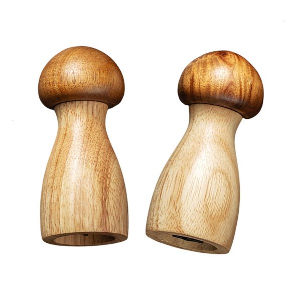 Manual Wood Grinder Adjustable Coarseness Salt and Peppers Mill for Cooking Enthusiasts Spices Grinder Cooking Utensils