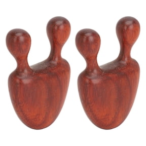 Manual Wooden Nose Scraper and Facial Guasha Massage Tool Set Dual Heads Acupressure Massager for Ears Neck and Face - 7.00 x 5.00 x 4.00 inches / 17.8 x 12.7 x 10.2 cm