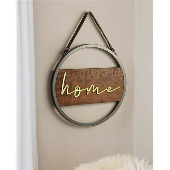 Manual Woodworkers & Weavers 158030 Wall Decor - Home Round - 12 x 12 in.