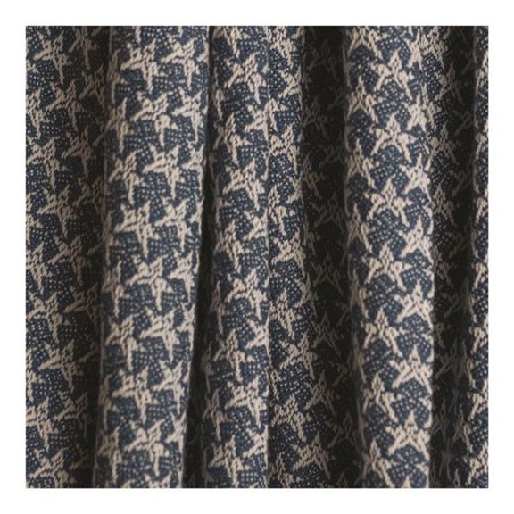 Manual Woodworkers & Weavers 46 x 67 in. Starry Throw, Blue & White