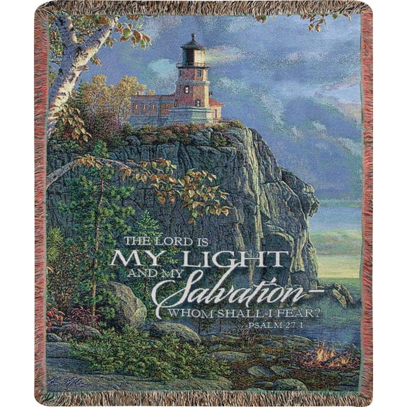 Manual Woodworkers & Weavers ATGLT 50 x 60 in. Guiding Light Tapestry Throw Blanket
