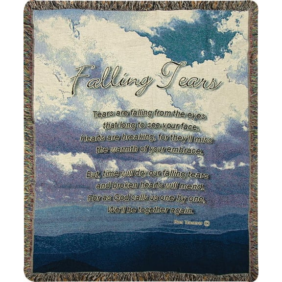 Manual Woodworkers & Weavers Manual Woodworkers Falling Tears Tapestry Throw