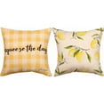 thumbnail image 1 of Manual Woodworkers & Weavers SDPLEM 12 x 12 in. Lemon Collection SIE Dye Pillow, 1 of 1
