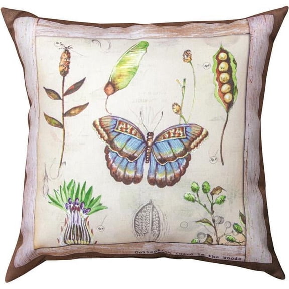 Manual Woodworkers & Weavers SLWOWB 18 in. World of Wonders Butterfly Pillow