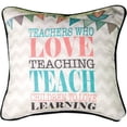thumbnail image 1 of Manual Woodworkers & Weavers Teachers Who Love... Throw Pillow, 1 of 2