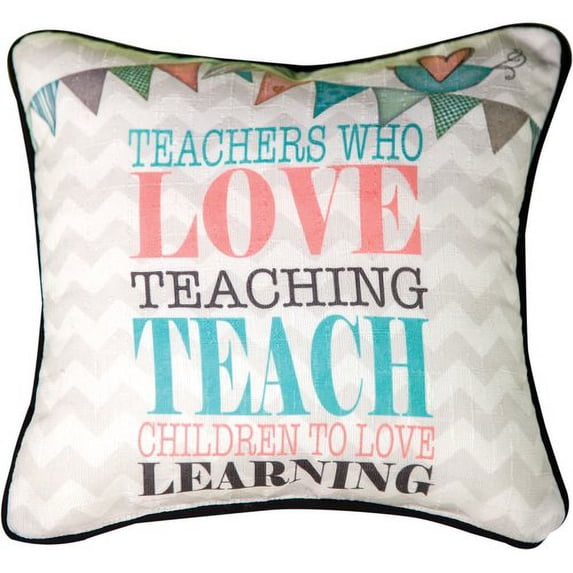 Manual Woodworkers & Weavers Teachers Who Love... Throw Pillow