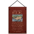 thumbnail image 1 of Manual Woodworkers and Weavers  Advice From A Elk Tapestry Wall Hanging Vertical 16 X 26 in., 1 of 1