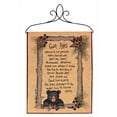 thumbnail image 1 of Manual Woodworkers and Weavers  Cabin Rules Tapestry Wall Hanging Vertical 13 X 18 in., 1 of 1