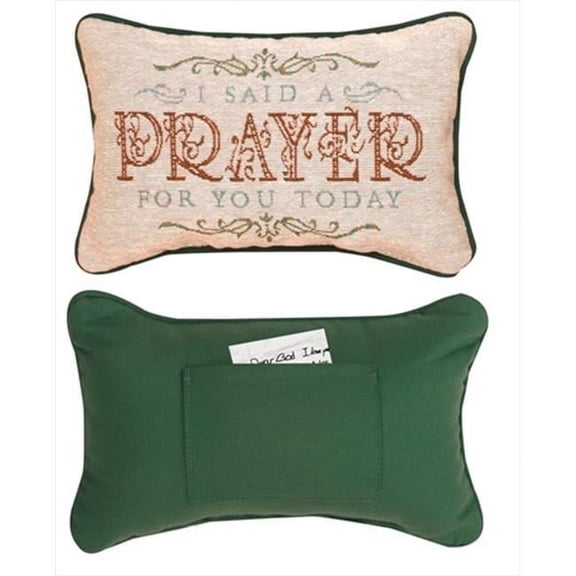 Manual Woodworkers and Weavers I Said A Prayer For You Today Tapestry Pillow Pocket On Back Filled With Recycled Fibers 12.5 X 8.5 in. Poly Blend