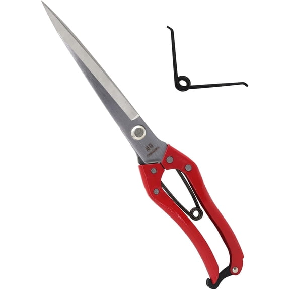 Manual Wool Shearing Shear Stainless Steel Trimming Scissor Long blades Multifunctional garden she Craft Scissors with spring Red