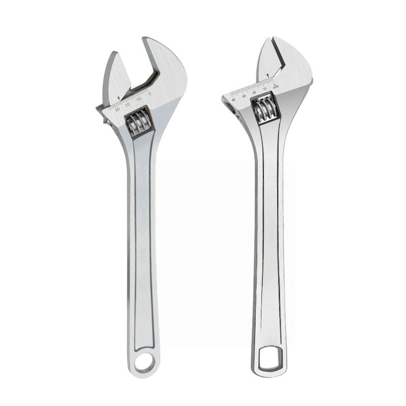 Manual adjustable wrench Large open adjustable