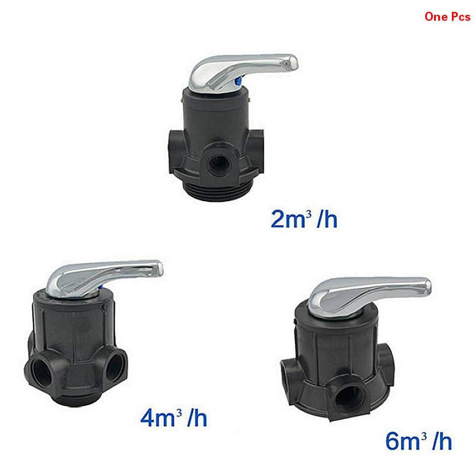 Manual backwash valve Rinse And Backwash Sand Filter Multiport Control