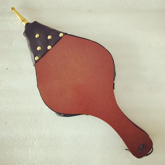 Manual bellows, suitable for fireplaces and barbecue grills 39*17 cm black/brown