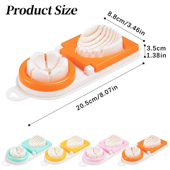 Manual egg cutter and slicer for vegetables multifunctional