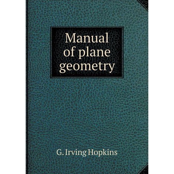 Manual of plane geometry (Paperback)