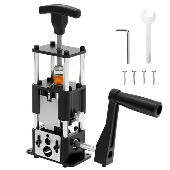 Manual or Drill Powered Wire Stripper Machine with Hand Crank Portable Wire Stripping Machine for 0.03-1 Inch Scrap Copper Recycling