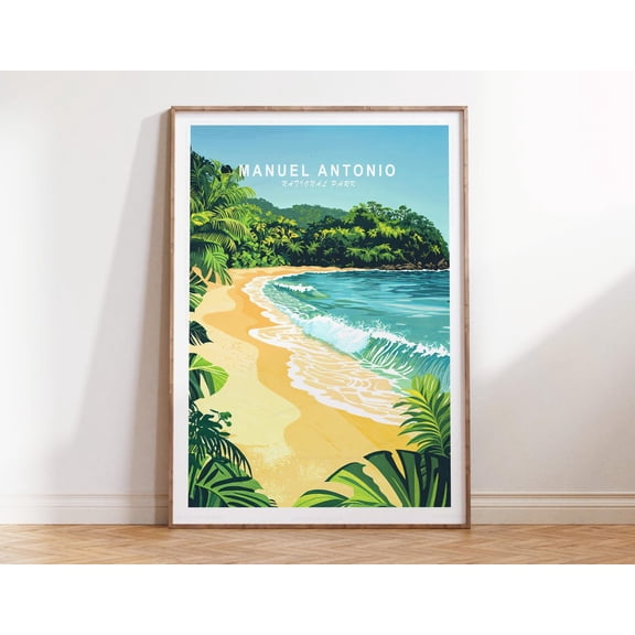 Manuel Antonio Costa Rica Tropical Nature Wall Art, Unframed Paper Print Size 8x12