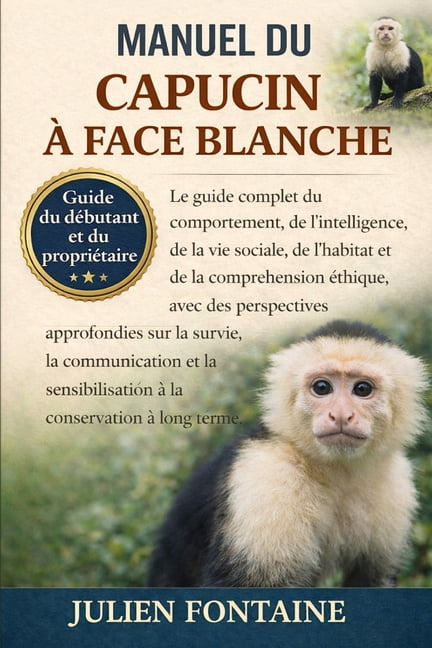 Manuel Du Capucin Ã Face Blanche: Le guide complet du comportement, de l'intelligence, de la vie sociale, de l'habitat e, (Paperback)