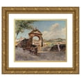 thumbnail image 1 of Manuel García y Rodríguez 17x15 Gold Ornate Wood Frame and Double Matted Museum Art Print Titled - Ronda (1924), 1 of 4