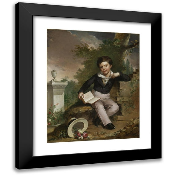 Manuel Joachim de Franca 15x18 Black Modern Framed Museum Art Print Titled - Portrait of Matthew Huizinga Messchert