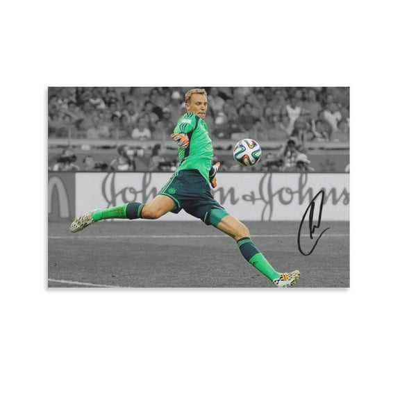 Manuel Neuer Canvas Poster Posters Art Print Wall Photo Paint Poster Hanging Picture Family Bedroom Decor Gift 12x18inch(30x45cm)