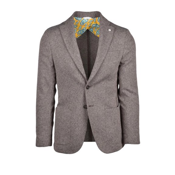 Manuel Ritz Cotton Blend Blazer - Brown (Men's)