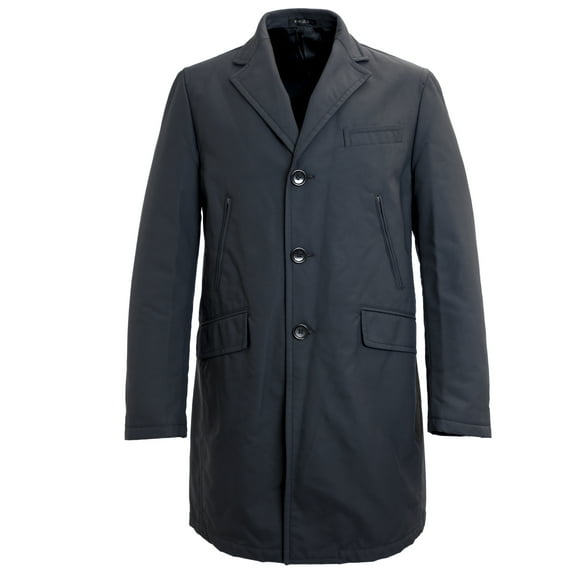 Manuel Ritz Removable Liner Long Coat IT 54 Navy Blue