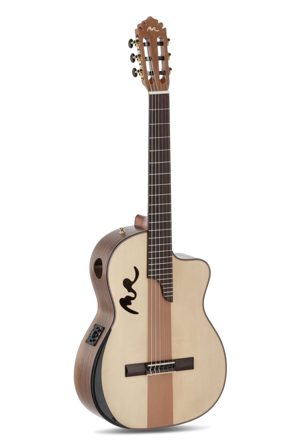 Manuel Rodriguez Electro-Acoustic Guitar Café Cortado, Walnut 4/4, Satin Cutaway