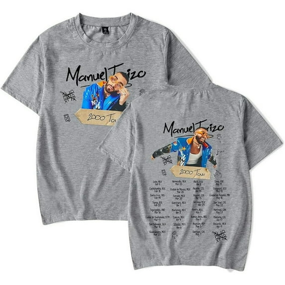 Manuel Turizo 2000 Tour T-shirt Unisex Crewneck Short Sleeve Tee Singer Merch